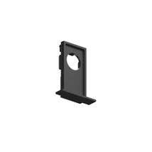 Accesorii pentru sina magnetica IdealLux EGO END CAP RECESSED TRIM CON FORO plastic, negru - 320533