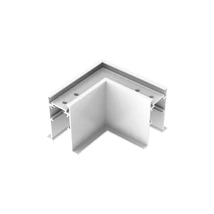 Accesorii pentru sina magnetica IdealLux EGO KIT RECESSED TRIM L ELECTR CONN HORIZ DALI metal, alb - 320601