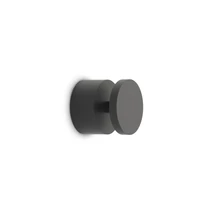 Aplica de perete exterior Ideallux TOFFEE AP NERO metal, sticla, negru, transparent, LED, 8W, 800lm, 3000K, IP65 - 321202
