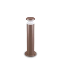 Lampadar exterior IdealLux TORRE PT1 H60 metal, plastic, cafeniu, alb, E27, IP65 - 321929