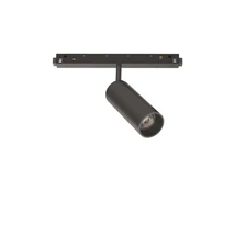 Sursa de lumina pentru sina magnetica IdealLux EGO TRACK SINGLE metal, negru, LED-48V, 4000K, 12W, 1250lm - 321967