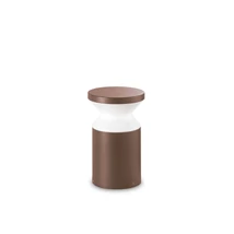Veioza exterioara IdealLux TORRE PT1 H22 metal, plastic, cafeniu, alb, E27, IP65 - 321981