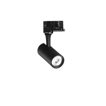 Sursa de lumina pentru sina trifazata IdealLux FOX CRI90 metal, negru, LED, 4000K, 8W, 950lm - 322322