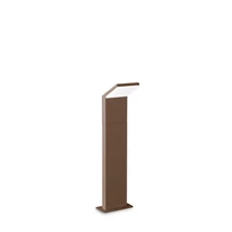 Lampadar exterior IdealLux STYLE PT H050 metal, plastic, cafeniu, alb, LED, 4000K, 9W, 1100lm, IP54 - 322568