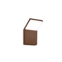 Aplica de perete exterioara IdealLux STYLE AP metal, plastic, cafeniu, alb, 4000K, 9W, 1100lm, IP54 - 322681