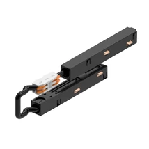 Accesoriu pentru sina magnetica Ideallux EGO KIT BI-EMISSION UP/DOWN ELECTR CONN ON-OFF BK plastic, negru - 322810