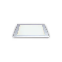 Spot incastrabil in sol IdealLux TAURUS PT WIDE SQUARE metal, sticla, gri, alb, LED, 3000K, 11W, 1250lm, IP67 - 325675