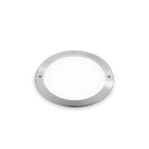 Spot incastrabil in sol IdealLux TAURUS PT WIDE ROUND metal, sticla, gri, alb, LED, 3000K, 16W, 1750lm, IP67 - 325699