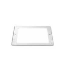 Spot incastrabil in sol IdealLux TAURUS PT WIDE SQUARE metal, sticla, gri, alb, LED, 3000K, 16W, 1750lm, IP67 - 325705
