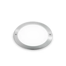 Spot incastrabil in sol IdealLux TAURUS PT WIDE ROUND metal, sticla, gri, alb, LED, 3000K, 20W, 2700lm, IP67 - 325729