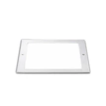 Spot incastrabil in sol IdealLux TAURUS PT WIDE SQUARE metal, sticla, gri, alb, LED, 3000K, 20W, 2700lm, IP67 - 325736