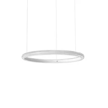 Pendul Ideallux MIRACLE SP D60 metal, acril, alb, transparent, LED, 37W, 4900lm, 3000K - 325828