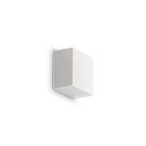 Aplica de perete exterior Ideallux SNOW AP 3000K plastic, alb, Led, 6W, 550lm, 3000K, IP65 - 326214