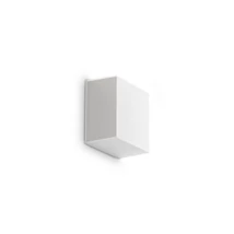 Aplica de perete exterior Ideallux SNOW AP plastic, alb, LED, 6W, 600lm, 4000K, IP65 - 326221
