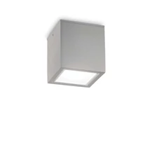 Plafoniera exterioara IdealLux TECHO PL1 BIG metal, sticla, gri, alb, GU10, IP54 - 326887