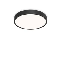 Plafoniera IdealLux RAY PL plastic, negru, alb, LED, 3000K-4000K, 43W, 6750lm - 327686