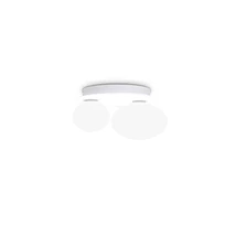 Plafoniera Ideallux NINFEA AP2 BIANCO metal, sticla, alb, G9 - 327716