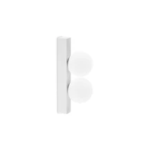 Aplica de perete IdealLux PING PONG AP2 metal, acril, alb, LED, 3000K, 6W, 500lm - 328270