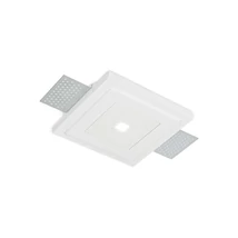Spot incastrabil Ideallux ZEPHYR FI D14 ghips, alb, LED, 12W, 1200lm, 3000K - 331225