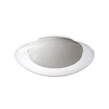 Plafoniera Ideallux SQUISH PL D64 plastic, opal, transparent, LED, 30W, 3350lm, 3000K - 332420