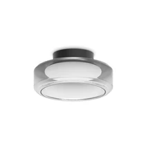 Plafoniera Ideallux TOPICO PL D35 metal, sticla, negru, fumuriu, LED, 19W, 1850lm, 3000K - 333014