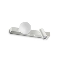 Aplica de perete Ideallux PING PONG AP BIANCO metal, acril, alb, satinat, LED, 6W, 600lm, 3000K - 336534