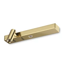 Aplica de perete Ideallux BONNE NUIT-1 AP OTTONE metal, alama, LED, 6.5W, 420lm, 3000K - 336800