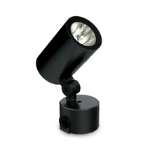 Lampadar exterior Ideallux O-ZONE PT BIG metal, sticla, negru, transparent, LED, 19W, 1700lm, 3000K, IP66 - 337531