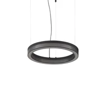 Pendul IdealLux CROWN metal, acril, negru, LED, 21W, 3000K, 2050Lm - 339139