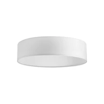Abajur Ideallux SET UP PARALUME SLIM D70 H18 BIANCO textil, alb - 339290