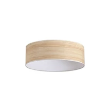 Abajur Ideallux SET UP PARALUME SLIM D45 H14 LEGNO textil, lemn - 339306
