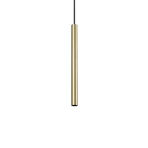 Pendul Ideallux ULTRATHIN SP D040 ROUND ON-OFF OTTONE metal, alama, LED, 11.5W, 1150lm, 3000K - 339726