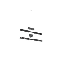 Accesoriu pentru sina magnetica Ideallux EGO KIT BI-EMISSION LINEAR CONNECTOR CABLE 2 MT BK plastic, negru - 339863