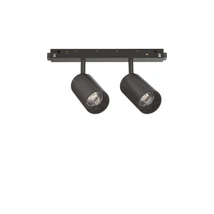 Sursa de lumina pentru sina magnetica Ideallux EGO TRACK DOUBLE 16W ON-OFF BK metal, negru, LED, 16W, 1400lm, 2700K - 340265