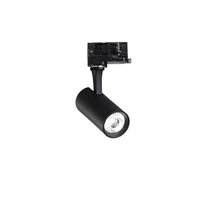 Sursa de lumina pentru sina trifazata Ideallux FOX TR 3-PHASE 08W CRI90 1-10V BK metal, negru. LED, 8W, 1050lm, 4000K - 340852