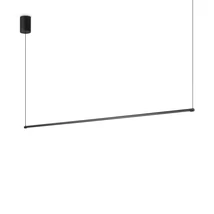 Pendul Ideallux ESSENCE SP D126 NERO metal, acril, negru, opal, LED, 19W, 2100lm, 2700K - 341033