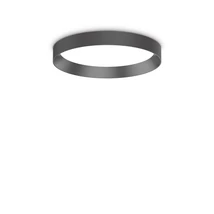 Plafoniera Ideallux FLY PL D35 NERO metal, negru, LED, 18W, 1780lm, 2700K, IP40 - 341156