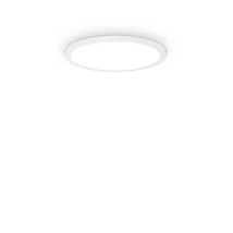 Plafoniera Ideallux FLY SLIM PL D35 metal, alb, LED, 18W, 1780lm, 2700K, IP40 - 341224
