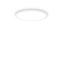 Plafoniera Ideallux FLY SLIM PL D45 metal, alb, LED, 26W, 3300lm, 2700K, IP40 - 341231