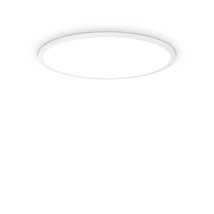 Plafoniera Ideallux FLY SLIM PL D60 metal, alb, LED, 53W, 5300lm, 2700K, IP40 - 341248