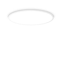 Plafoniera Ideallux FLY SLIM PL D90 metal, alb, LED, 68W, 8000lm, 2700K, IP40 - 341255