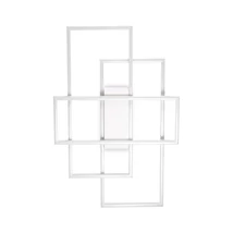 Plafoniera Ideallux FRAME PL RETTANGOLO BIANCO metal, plastic, alb, opal, LED, 33W, 3400lm, 2700K - 341323