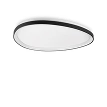 Plafoniera Ideallux GEMINI PL D081 ON-OFF NERO metal, plastic, negru, opal, LED, 42W, 4150lm, 2700K - 341507