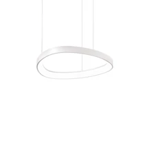 Pendul Ideallux GEMINI SP D042 ON-OFF BIANCO metal, plastic, alb, opal, LED, 36W, 4000lm, 2700K - 341521