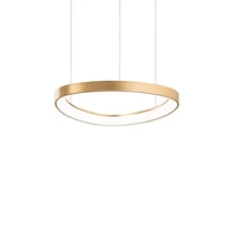 Pendul Ideallux GEMINI SP D042 ON-OFF OTTONE metal, plastic, alama, opal, LED, 36W, 4000lm, 2700K - 341545