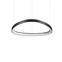 Pendul Ideallux GEMINI SP D061 ON-OFF NERO metal, plastic, negru, opal, LED, 47W, 4950lm, 2700K - 341569