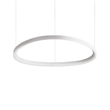 Pendul Ideallux GEMINI SP D081 ON-OFF BIANCO metal, plastic, alb, opal, LED, 56W, 6200lm, 2700K - 341583