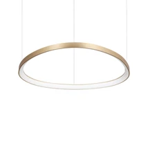 Pendul Ideallux GEMINI SP D081 ON-OFF OTTONE metal, plastic, alama, opal, LED, 56W, 6200lm, 2700K - 341606