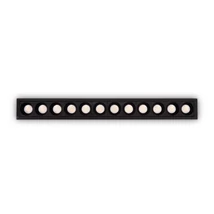 Spot incastrabil Ideallux LIKA FI SLIM 20W BK metal, negru, LED, 20W, 1800lm, 2700K - 341682
