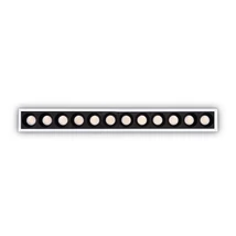 Spot incastrabil Ideallux LIKA FI SLIM 20W WH metal, alb, negru, LED, 20W, 2400lm, 4000K - 341712